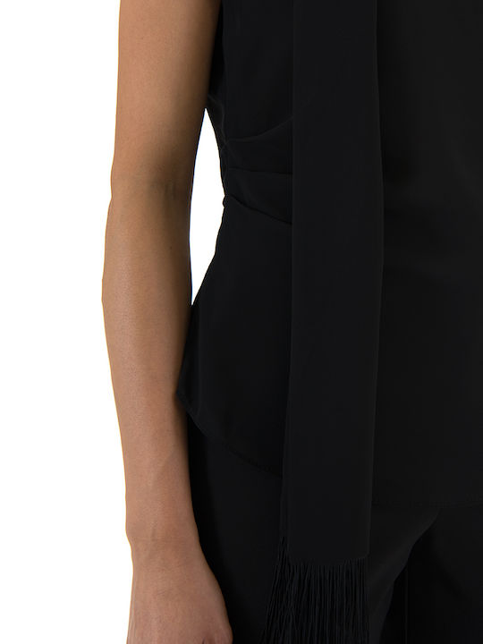 Γυναικεία Μπλούζα με έναν Ώμο Μαυρο (black)