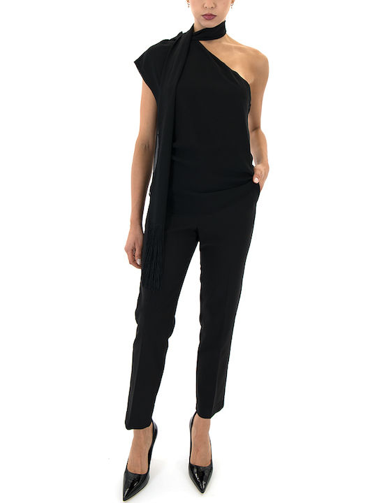 Γυναικεία Μπλούζα με έναν Ώμο Μαυρο (black)