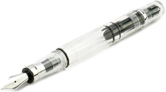 Twsbi Diamond 580 Πένα Γραφής Medium Διάφανη