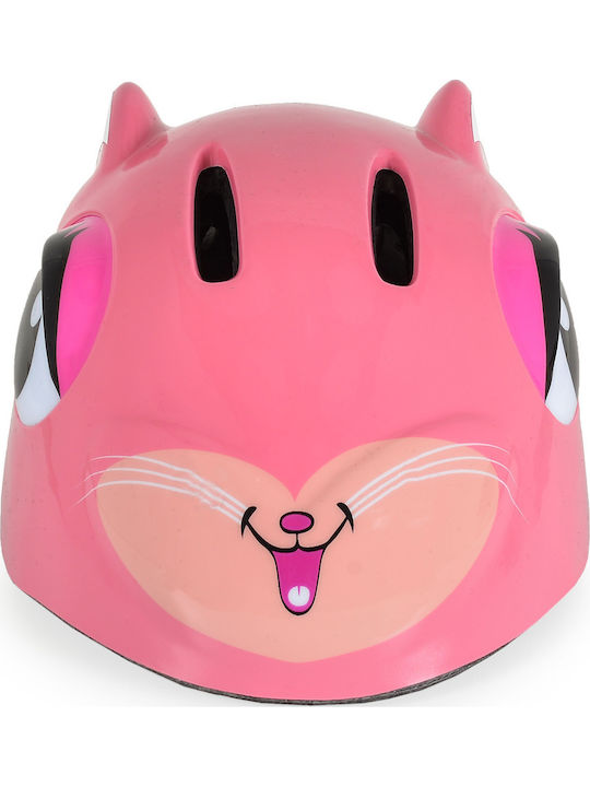 Byox Kids' Helmet for City Bike Pink with LED Light