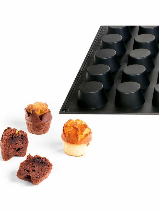 Martellato Φόρμα Ζαχαροπλαστικής για Cupcakes/Muffins από Σιλικόνη 54 Θέσεων 60x40εκ.