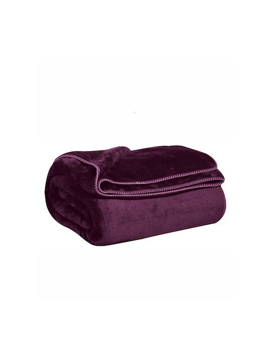 Kentia Monaco Κουβέρτα Βελουτέ Ημίδιπλη 180x220εκ.