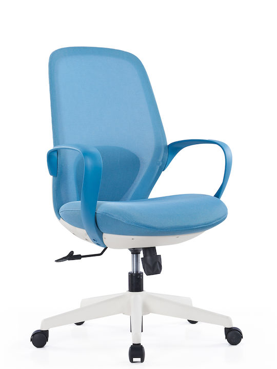 Scaun de birou cu brațe Light Blue THESIS Scaun de birou cu brațe Light Blue THESIS