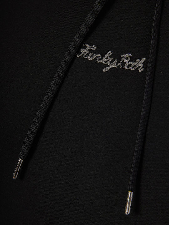 Sweatshirt mit Kapuze Schwarz
