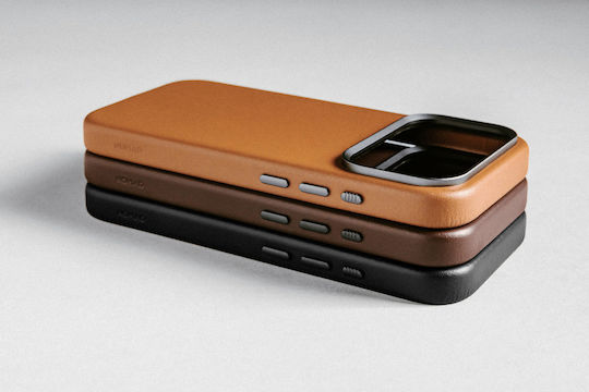 Nomad Umschlag Rückseite Leder 1.15mm Braun (iPhone 17 Pro Max)