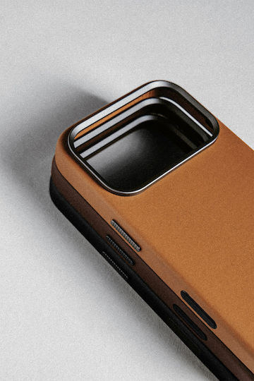 Nomad Umschlag Rückseite Leder 1.15mm Braun (iPhone 17 Pro Max)