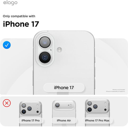 Elago Umschlag Rückseite Silikon Rosa (iPhone 17)