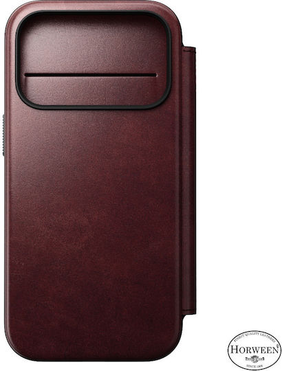 Nomad Wallet Metalic 0.75mm Burgundy (iPhone 17 Pro Max)