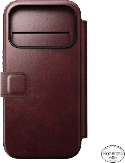 Nomad Wallet Metalic 0.75mm Burgundy (iPhone 17 Pro Max)