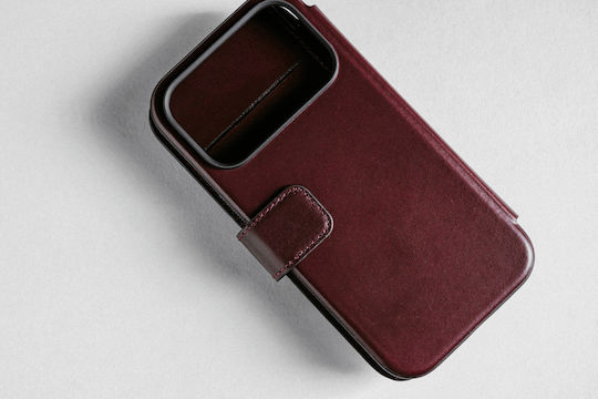 Nomad Wallet Metalic 0.75mm Burgundy (iPhone 17 Pro Max)