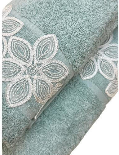 Linea Home Προσώπου Como Μέντα 2τμχ Βάρους 500gr/m²