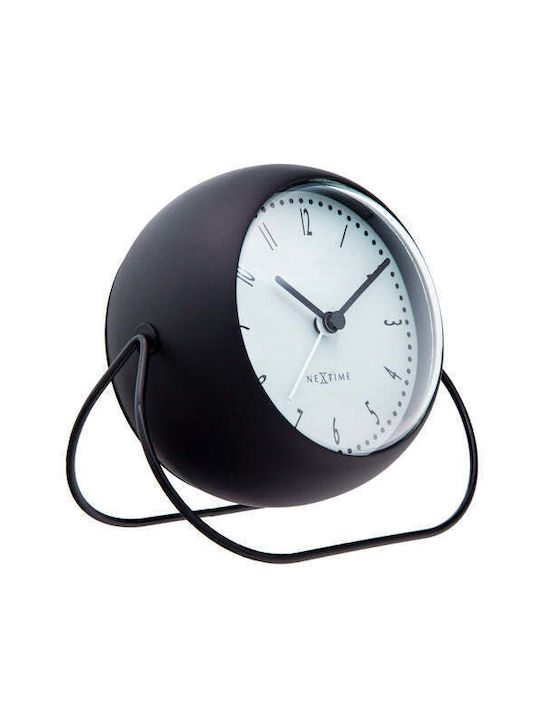 Nextime Επιτραπέζιο Ρολόι με Ξυπνητήρι Λευκό 5245ZW