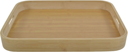Ankor Holz Rechteckig Serviertablett mit Griffen in Braun Farbe 45.5x35.5x5cm 846894 1Stück