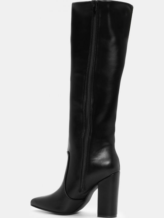Leather Women's Boots Black
