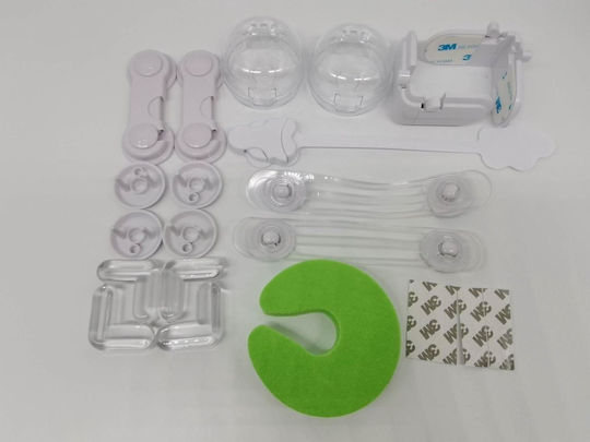 OptiSmart Cabinet & Drawer Lock with Sticker made of Plastic 1pcs