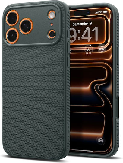 Spigen Liquid Air Back Cover Silicone Abyss Green (iPhone 17 Pro)