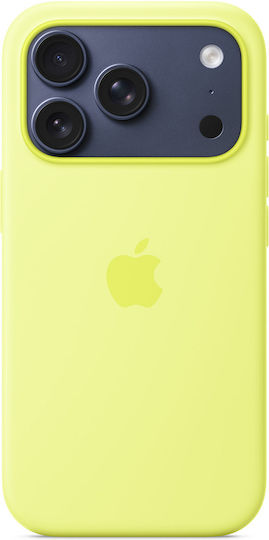 Apple Silicone Case with MagSafe Back Cover Silicone Neon Yellow (iPhone 17 Pro)