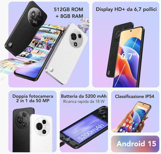 TCL 60 SE Dual SIM (8/512GB) Λευκό