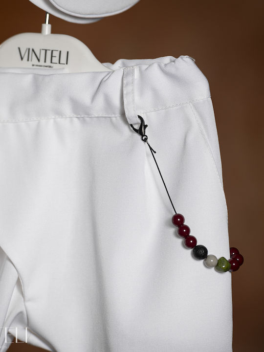 Σετ Κουστούμι Βαπτιστικό Ιβουάρ Vinteli 9402