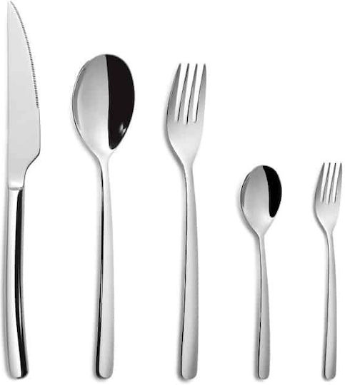 Comas Cutlery Set Stainless Silver 30pcs