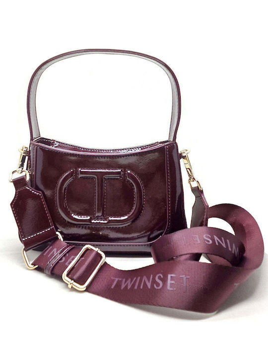 Twinset Παιδική Τσάντα Ώμου Μπορντό