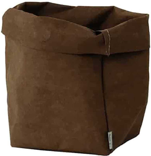 Ψωμιέρα Καμβάς Brown 12x21εκ