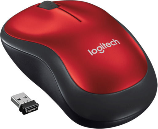 Logitech M185 Wireless Mouse Red