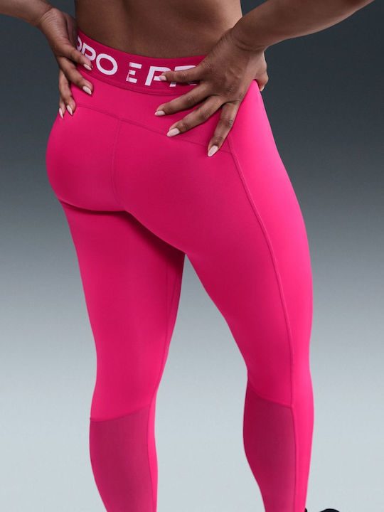 Dri-Fit Mid-rise Schulung Frauen Lang Leggings Rush Pink / White