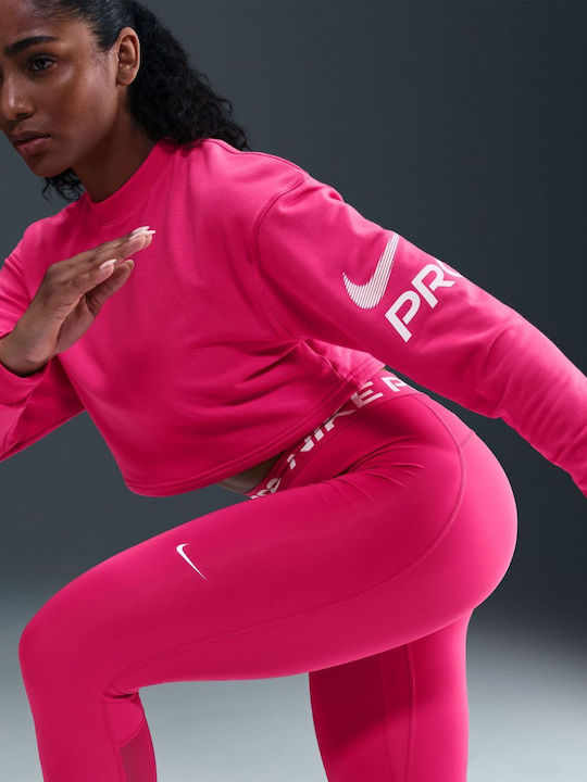 Dri-Fit Mid-rise Schulung Frauen Lang Leggings Rush Pink / White