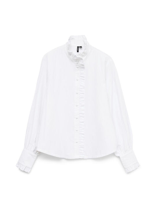 Women's Long Sleeve Shirt White