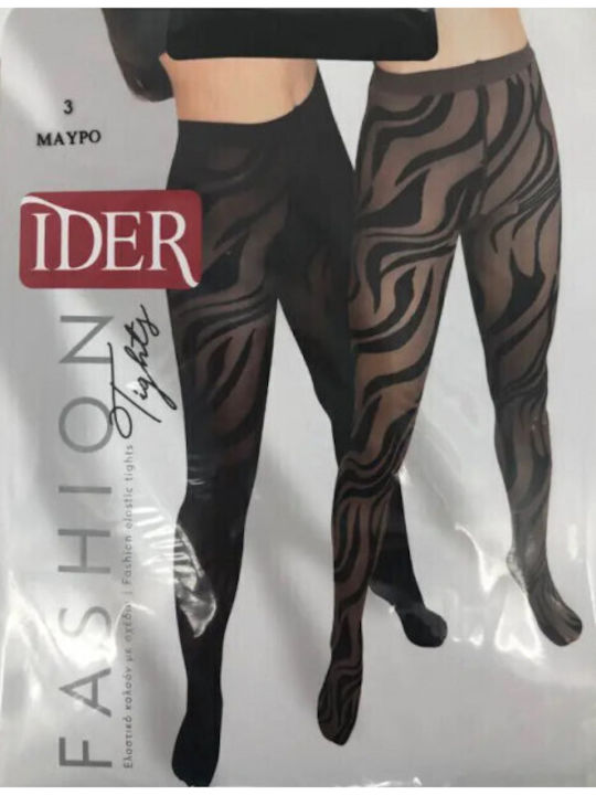 Ciorapi dama 50 Den Black Print
