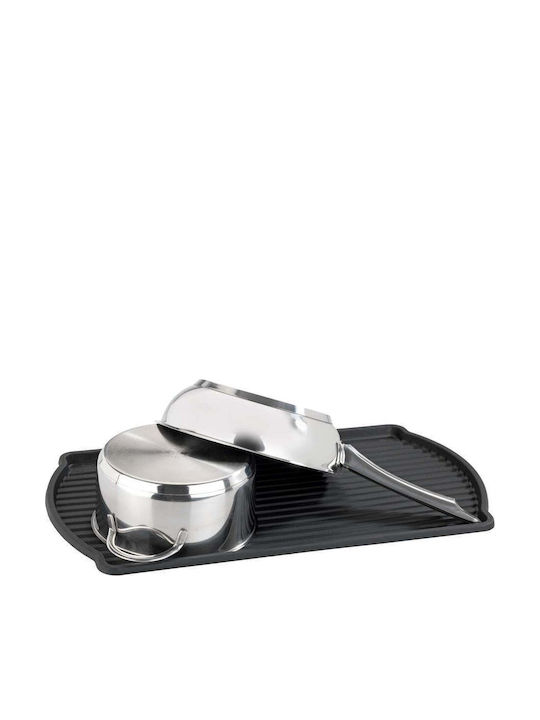 Wenko Sink Strainer Inox Black 47x26x11cm