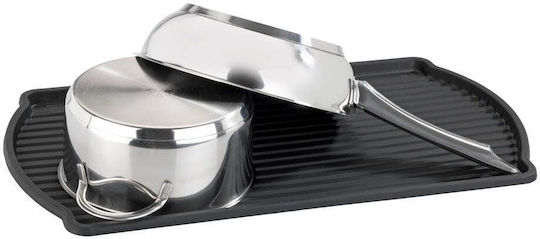 Wenko Отцедник За Мивка От Inox Черен 47x26x11см