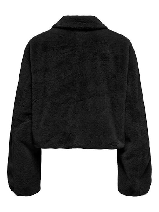 Women's Long Fur Black