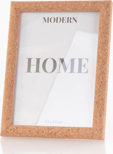 Home&Styling Collection Plastic Photo Frame with Brown Frame