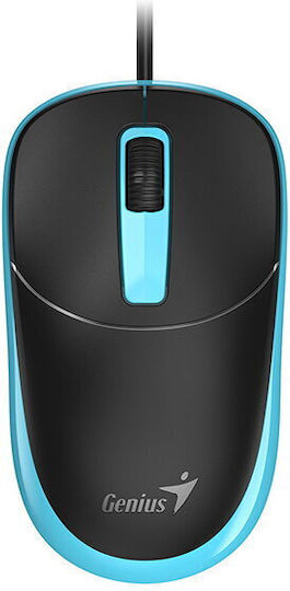Genius DX-123 Cu fir Mouse Albastru