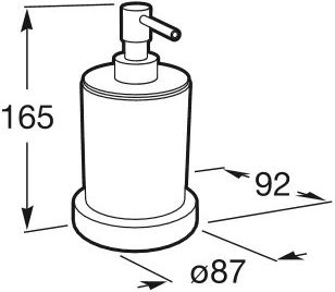 Roca Spender Glas 160ml