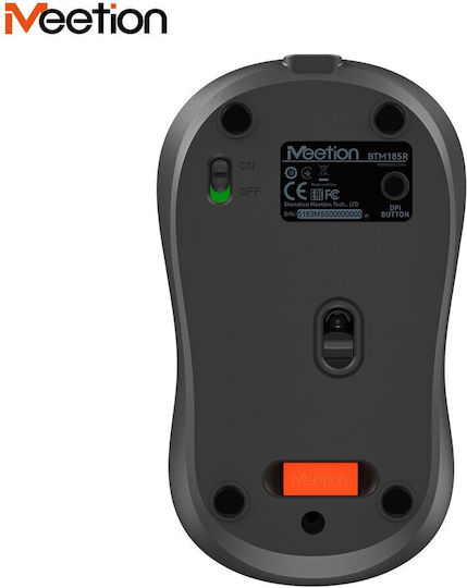 Meetion Wireless Bluetooth Mini Mouse Black