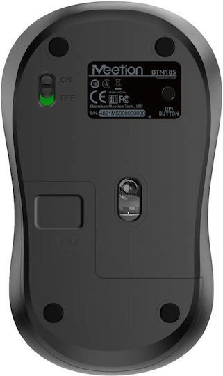 Meetion BTM185 Wireless Bluetooth Mini Mouse Black