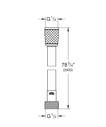 Grohe Vitalio Flex Спирален Душ Маркуч 27173002 1/2 Инч X 1/2 Инч Универсален 2 М Антиусукващ Хромирани Орнаменти Хром Grohe Vitalio Flex Спирален Душ Маркуч 27173002 1/2 Инч X 1/2 Инч Универсален 2 М Антиусукващ Хромирани Орнаменти Хром