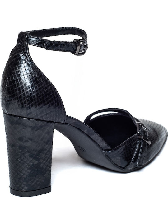 Black Medium Heels