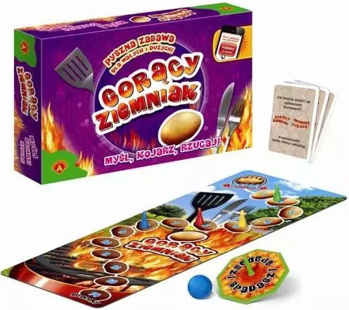 Board Game Hot Potato for 2-4 Players 8+ Years Old (PL) Alexander Toys