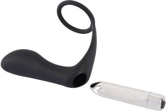 You2Toys Black Velvets Vibrating Ring & Plug Black