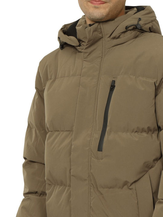 Χειμωνιάτικο Μπουφάν Puffer Χακί