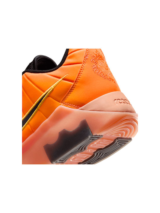 LeBron Witness 9 Low Basketball Shoes Total Orange / Orange Chalk / Sundial / Black