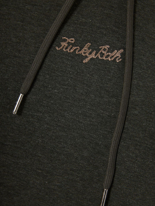 Sweatshirt with Hood Navy Blue