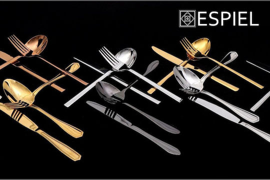 Espiel Empire Πιρούνι Φρούτου/Γλυκού Ανοξείδωτο Χρυσό 15.6cm
