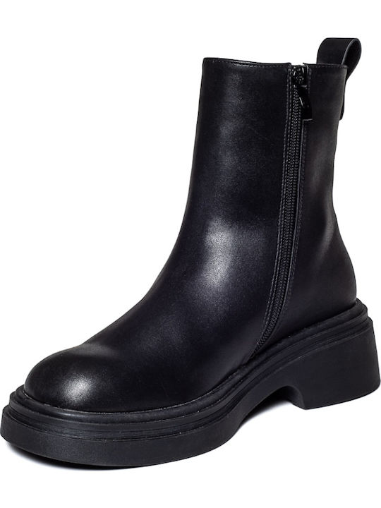 Stiefeletten Damen Schwarz