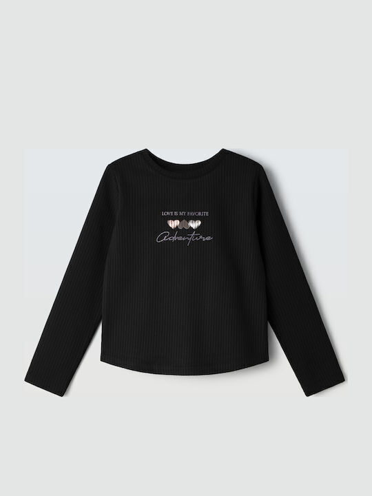 Kids' Shirt Long Sleeve Black