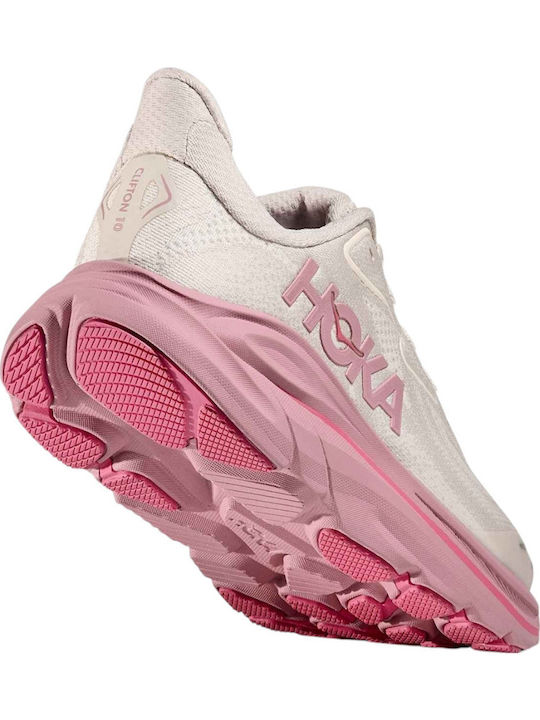 Clifton 10 Kinder Sportschuhe Laufen mit Schnürsenkeln Rosa